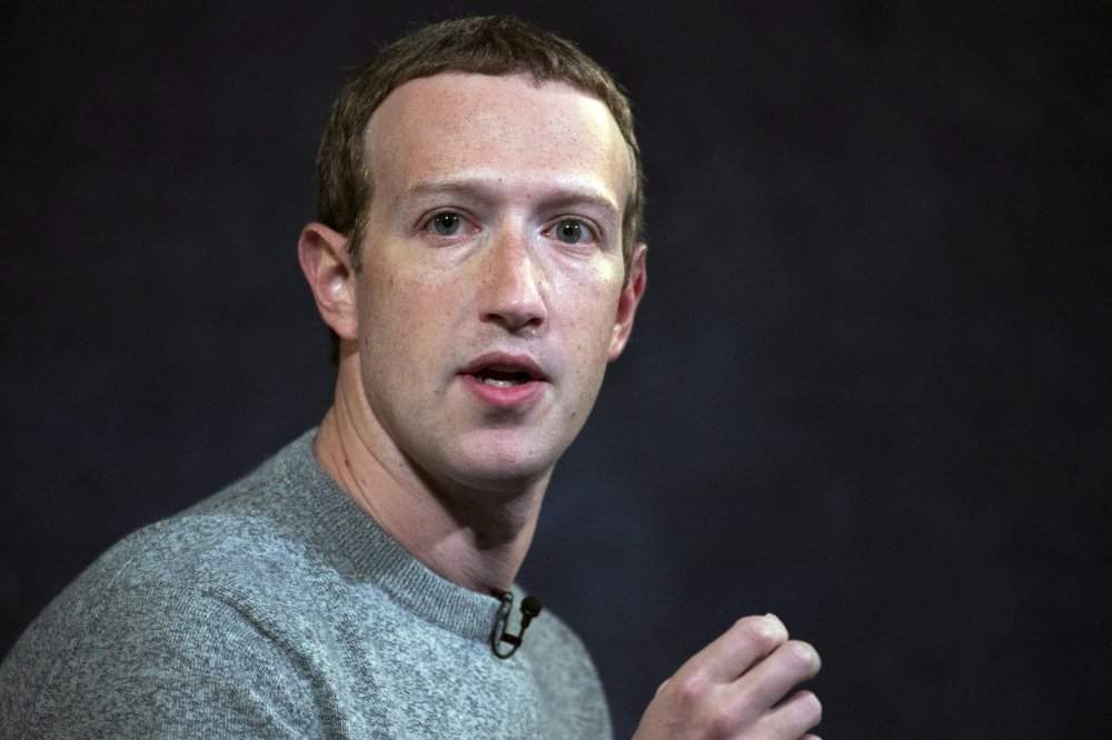FILE - In this Oct. 25, 2019, file photo, Facebook CEO Mark Zuckerberg speaks at the Paley Center in New York.