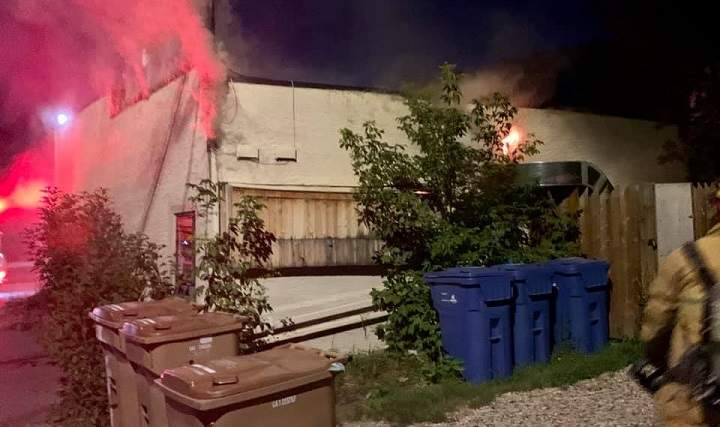 Regina restaurant the Hunter Gatherer caught on fire Wednesday, which caused significant damage to the building. 