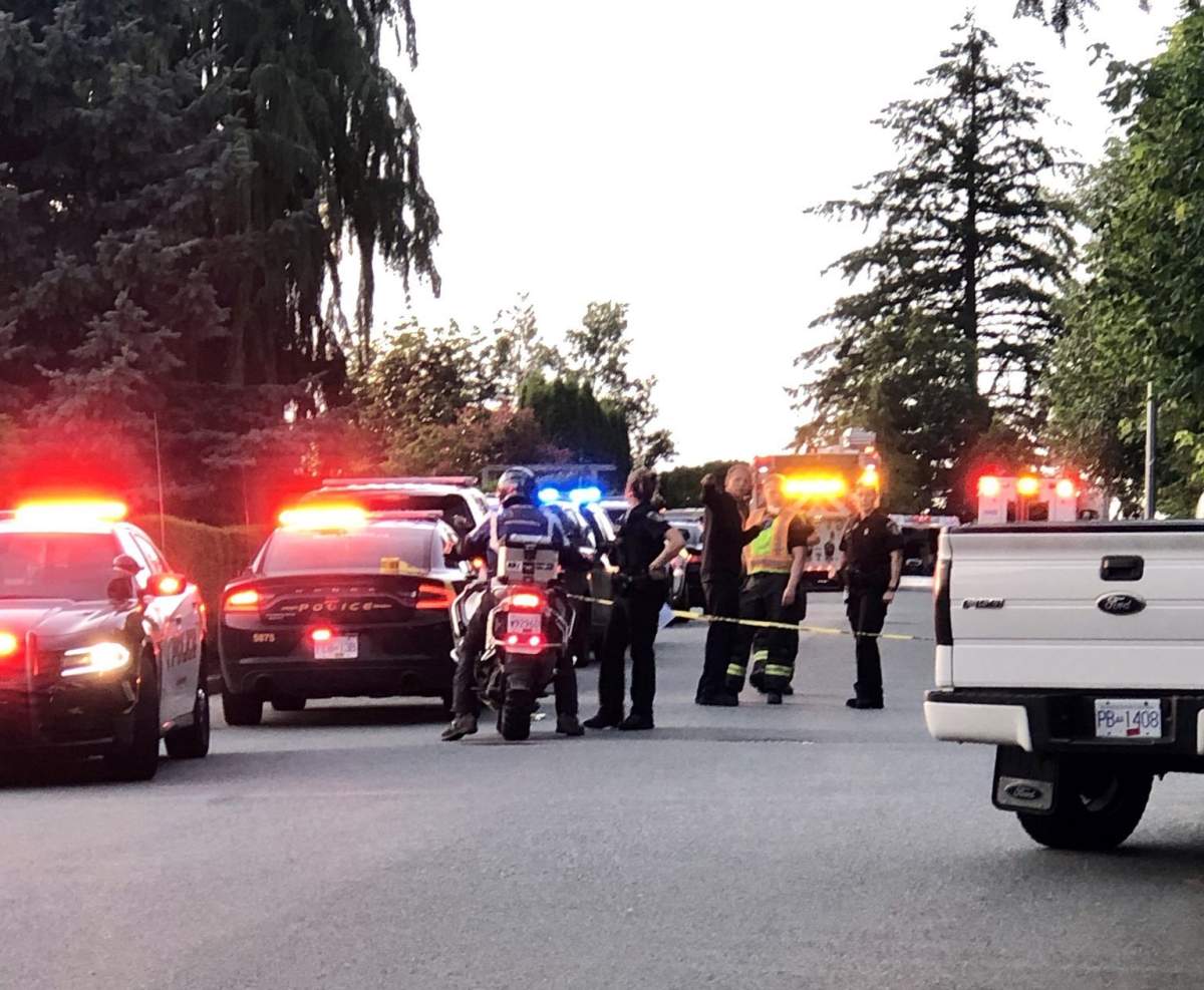 Abbotsford police investigating a deadly shooting on Lucern Crescent on Friday, July 10.