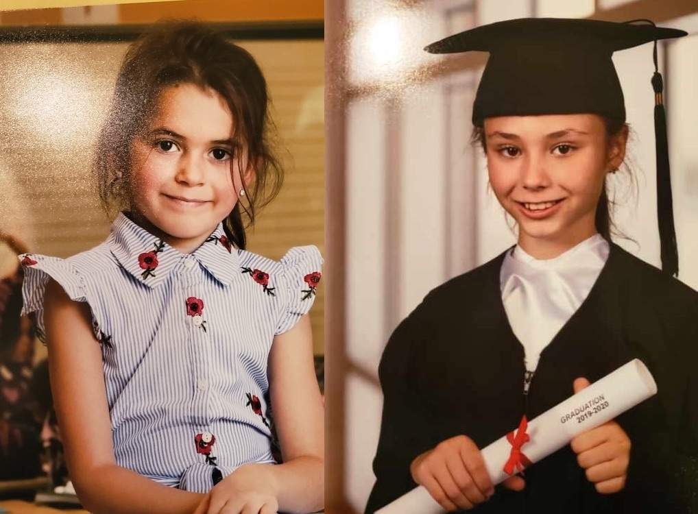 Romy Carpentier, pictured on the left, and Norah Carpentier, pictured on the right.