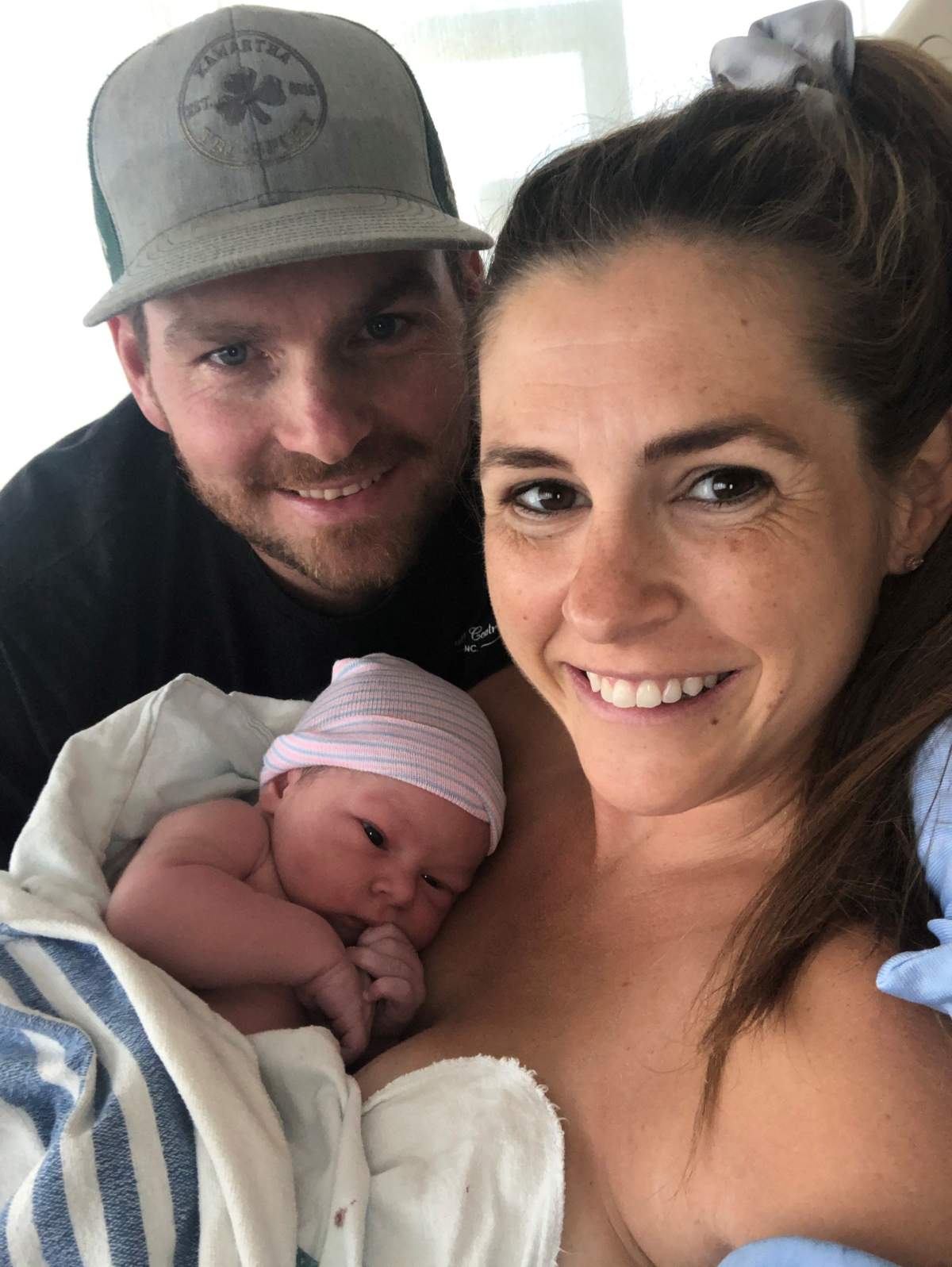 At 21 inches and a three-quarters, Bauer O’Halloran is Danielle Newall and Matthew O’Halloran’s second child.