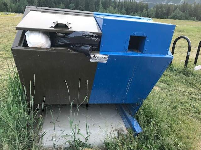 Alberta Parks says there’s been an increase in the improper disposal of garbage in parks lately.