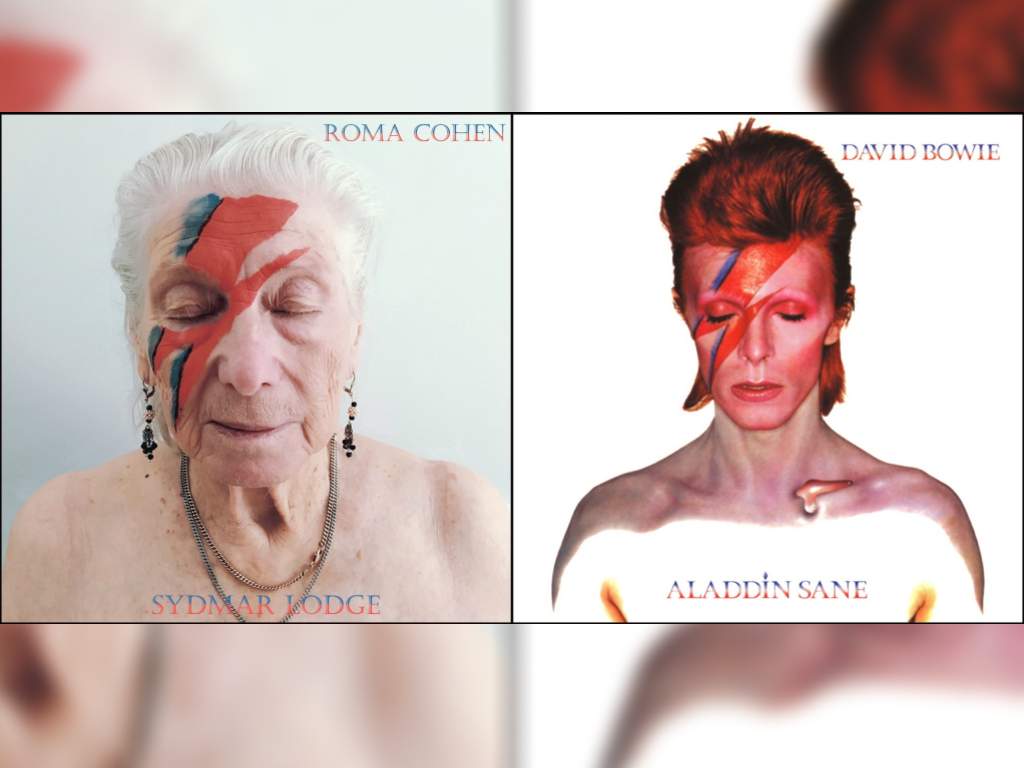 Robert Speker, activities co-ordinator at a U.K. nursing home, helped residents recreate some of their favourite album covers.