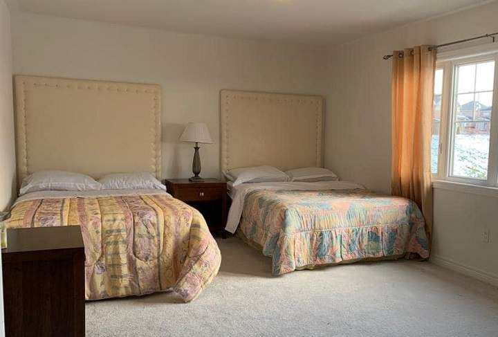 A bedroom at Imani's Place.