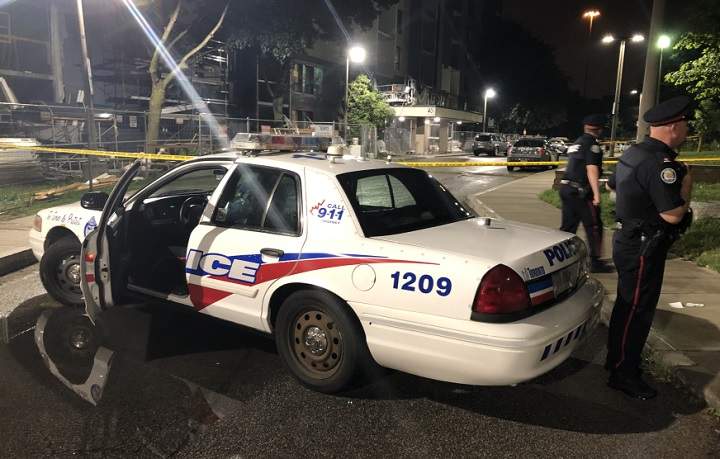 The shooting on Falstaff Avenue happened at around 9 p.m. on Wednesday.