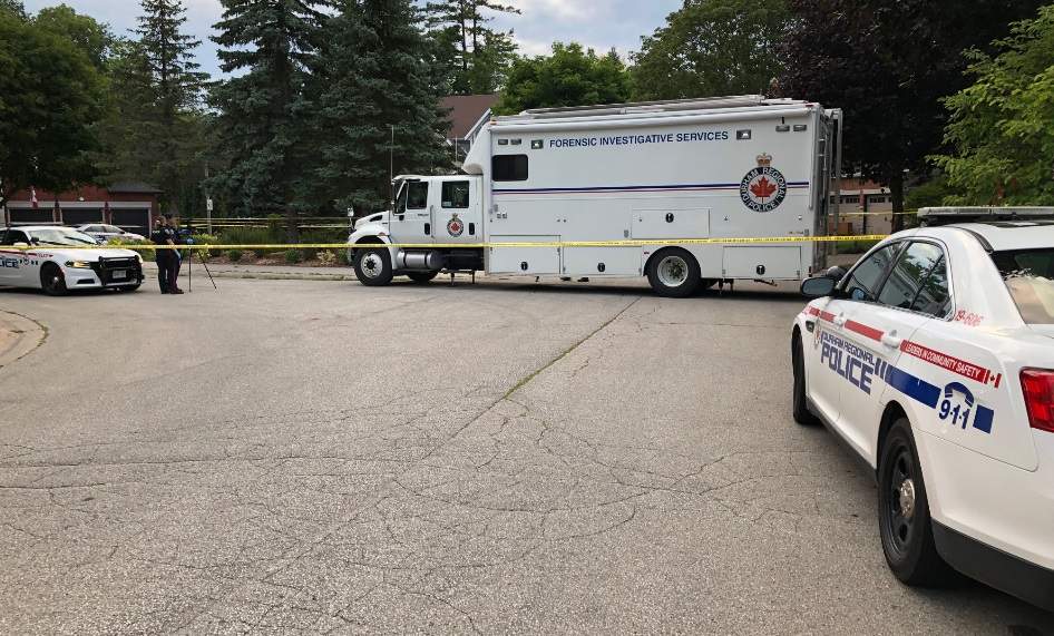 The shooting happened on Woodview Drive Monday evening.