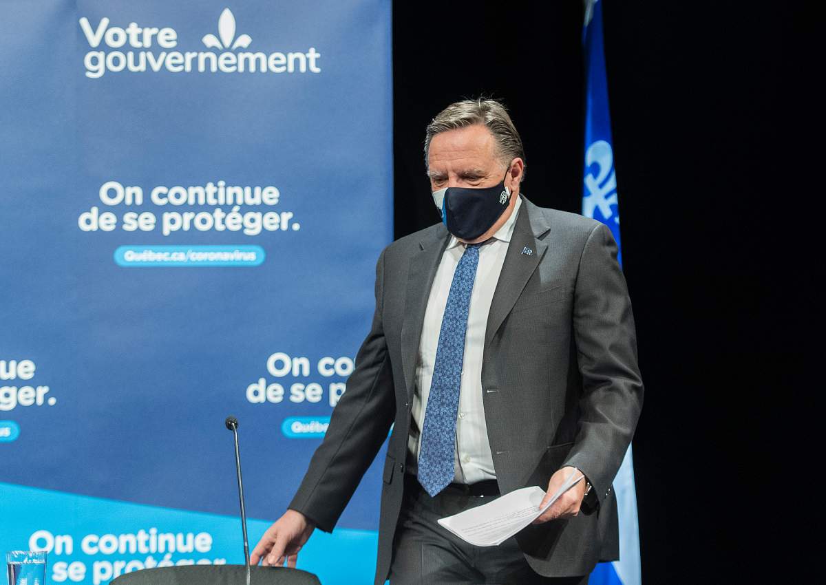 Legault said the province is analyzing the situation and will make a recommendation soon about whether to close bars and nightclubs following a recent string of outbreaks in the Montreal area linked to those venues.