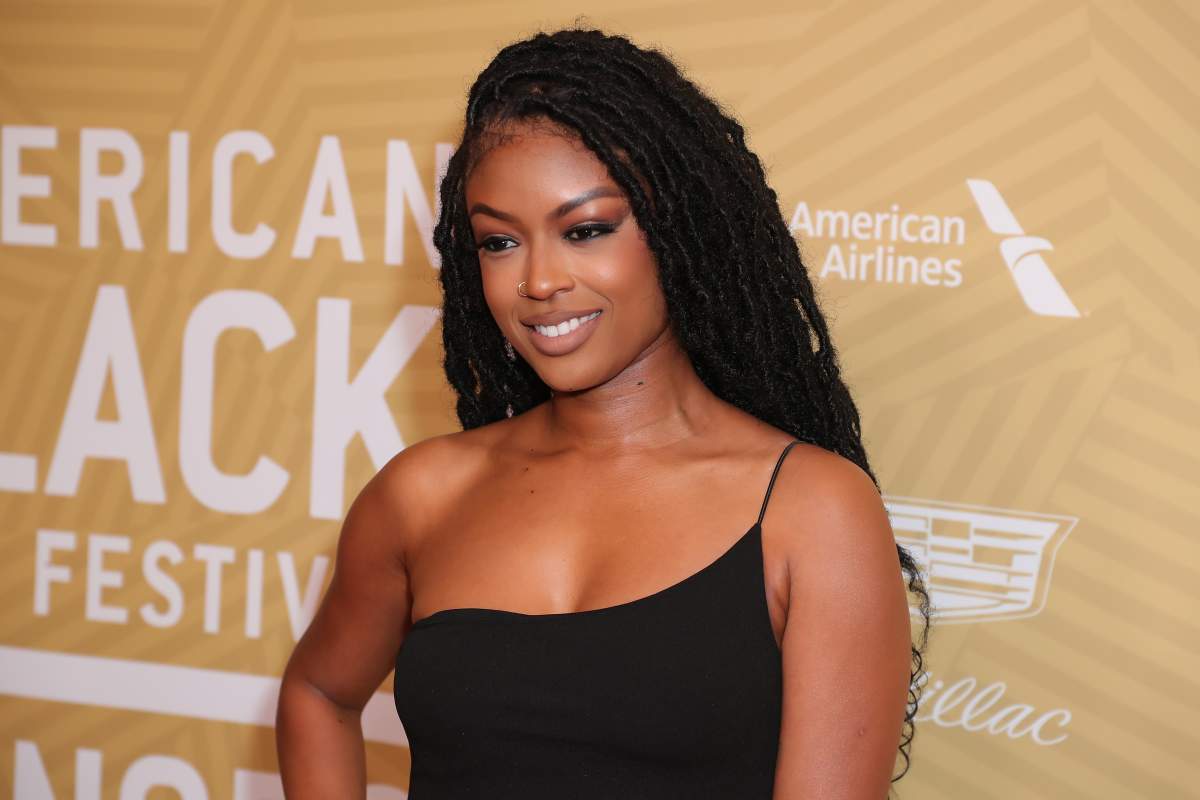 Javicia Leslie attends American Black Film Festival Honors Awards Ceremony at The Beverly Hilton Hotel on Feb. 23, 2020 in Beverly Hills, Calif.
