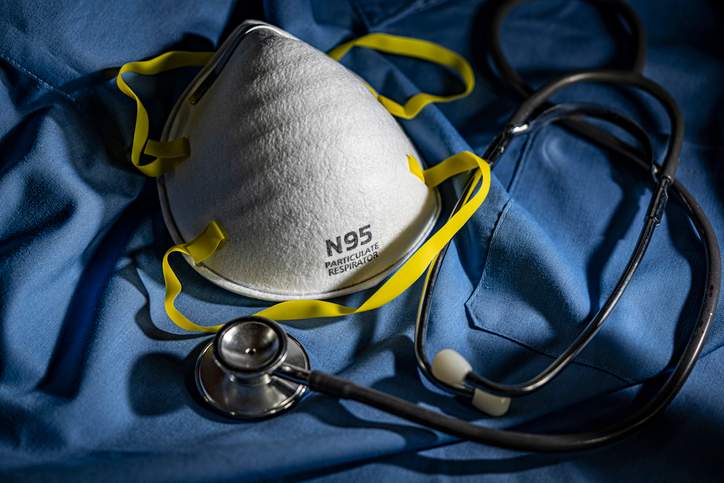 A file image of an N95 mask.