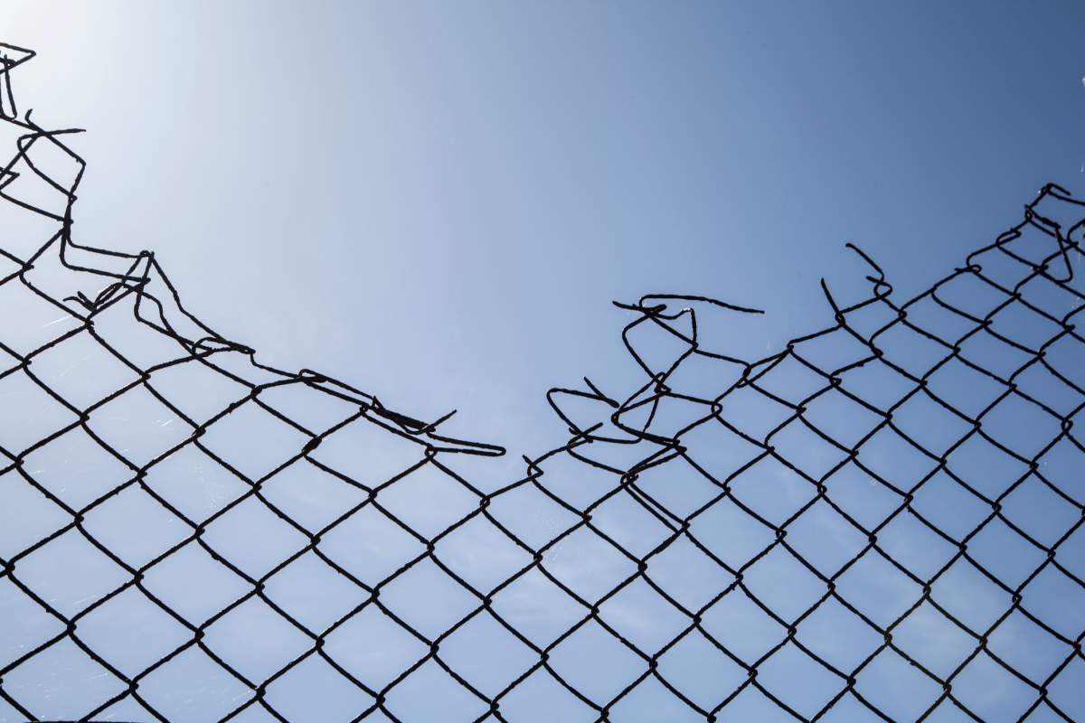A man in his 50s reportedly escaped from his isolation hotel, cutting through a 1.8-metre fence to go to a liquor store.