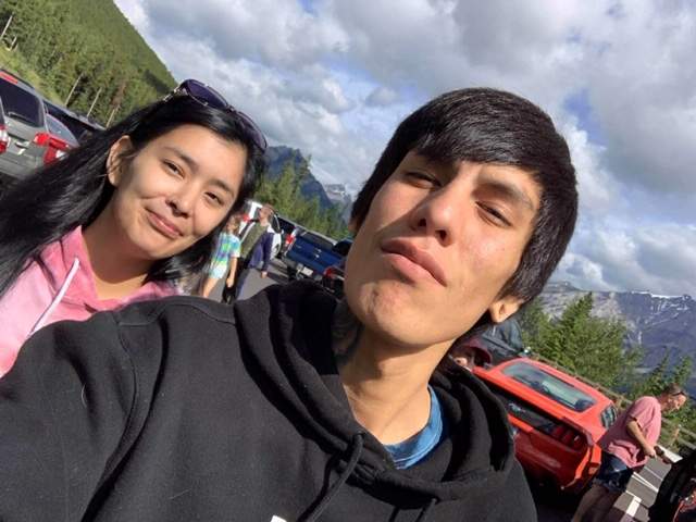 Dionne Durocher and her boyfriend Devon Ernest.