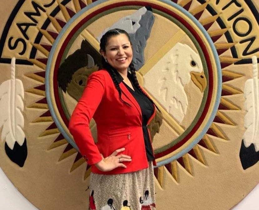 Of the twelve elected councillors representing Samson Cree Nation, half are women.