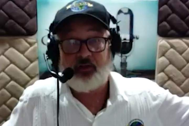 Mark Grenon is shown in this image from video posted on his website July 9, 2020.