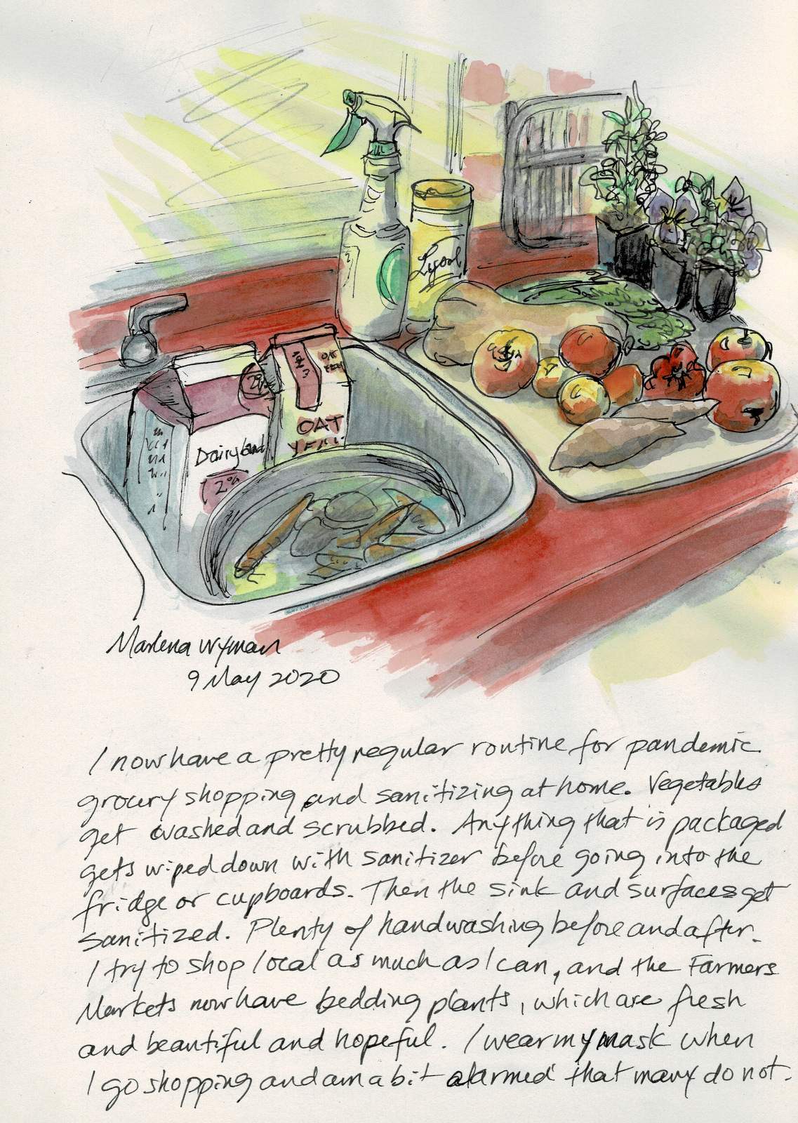 Marlena Wyman – Pandemic Sketching Journal 2