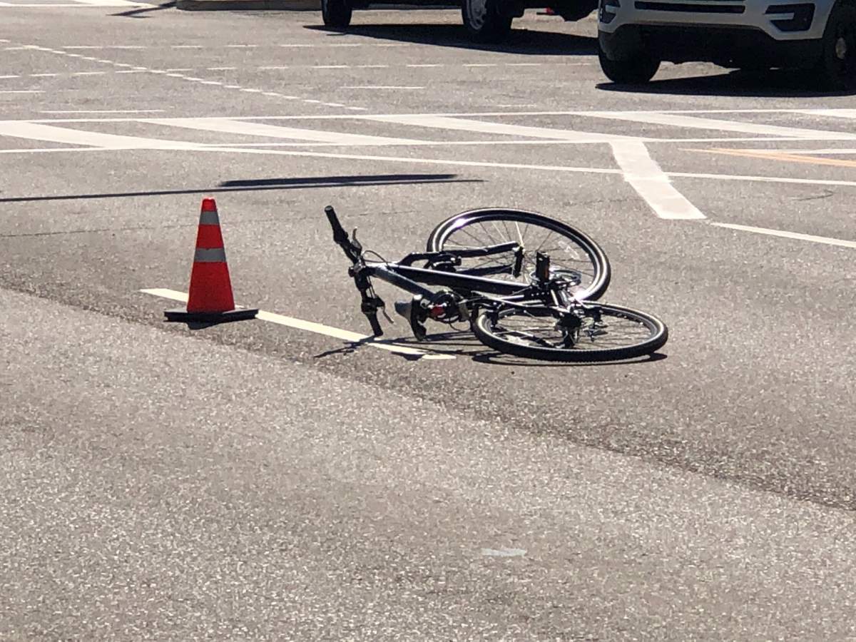 A man in his 50s was taken to hospital Tuesday morning after a collision on Memorial Drive in Calgary. 