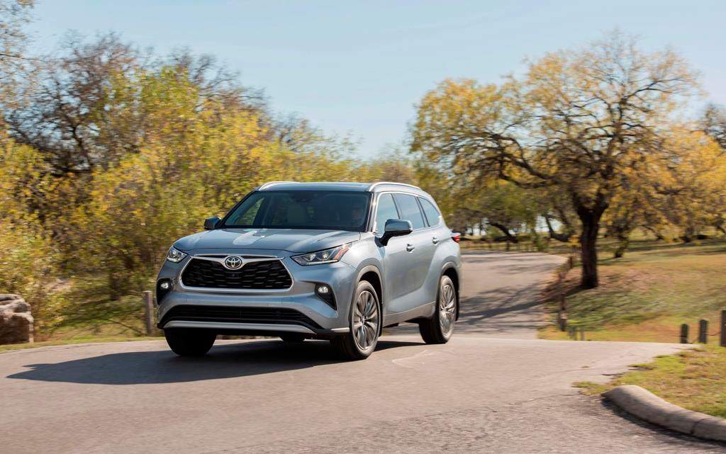 This file photo provided by Toyota shows the 2020 Toyota Highlander.