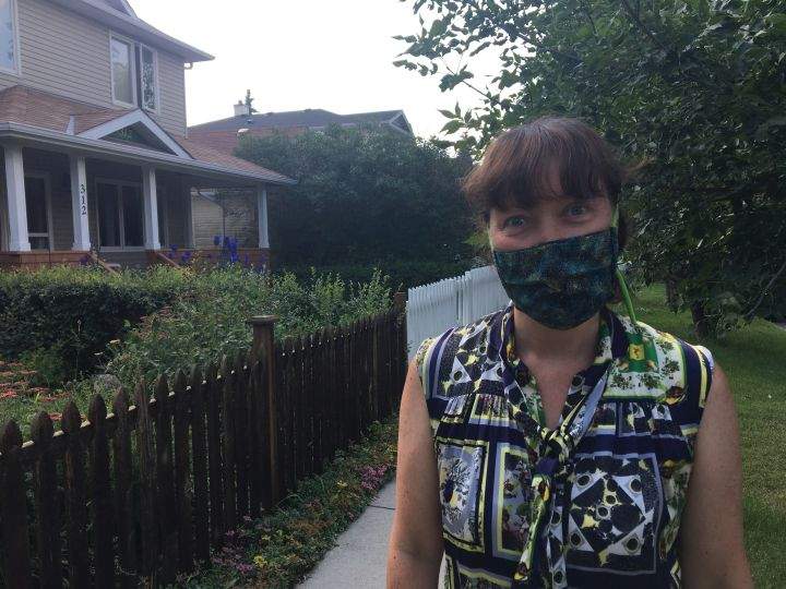 Masks4Canada co-founder Dr Christine Gibson is recommending the use of masks in crowded outdoor spaces.