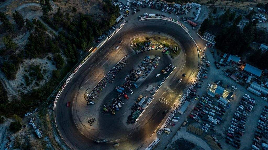 The Penticton Speedway is a massive venue with capacity for up to 5,000 fans during normal times, operators said.