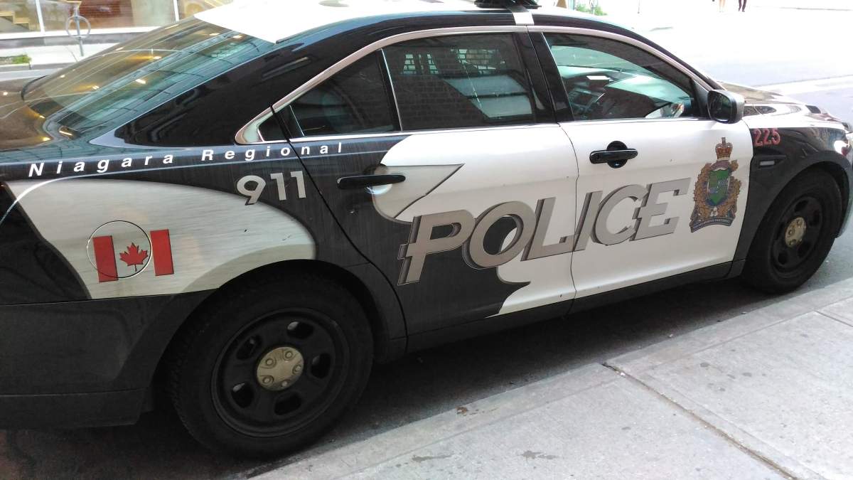 Niagara police say a pair of dogs were rescued Feb. 22, 2023 from a storage unit in Fort Erie after officers allege the canines were intentionally locked inside.