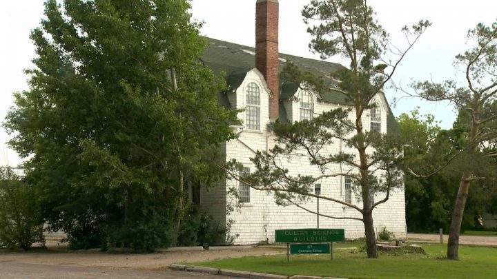 The Poultry Science Building and seed barn on the University of Saskatchewan campus are for sale.