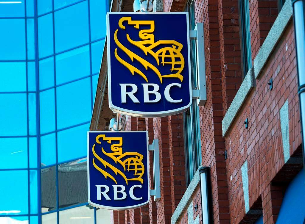The RBC Royal Bank of Canada logo is seen in Halifax on Tuesday, April 2, 2019.