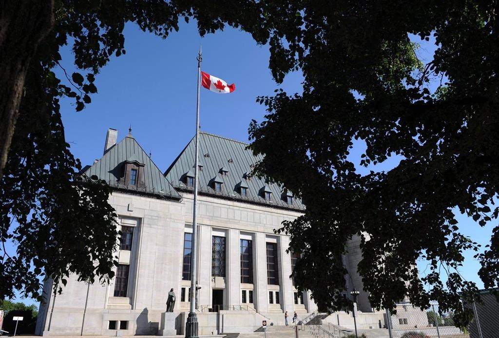 The Supreme Court of Canada is shown in Ottawa on Tuesday, July 10, 2012.