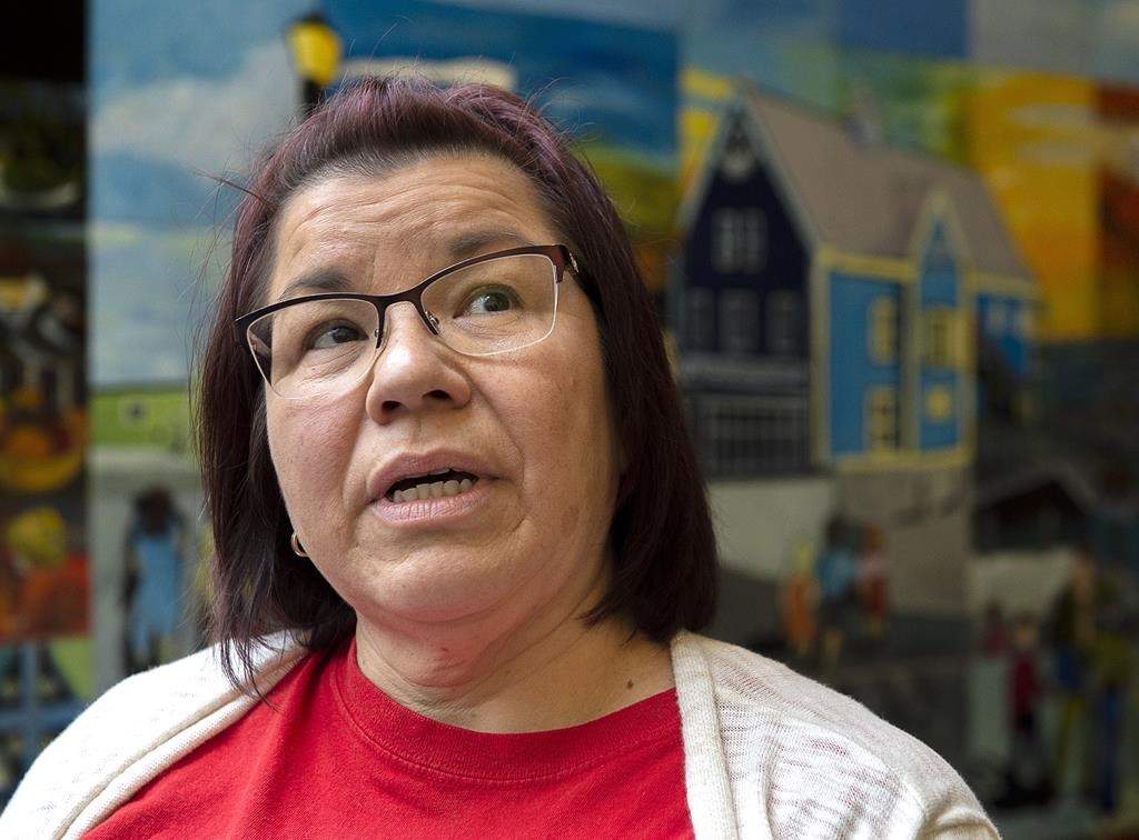 Chief Andrea Paul, of the Pictou Landing First Nation, attends a meeting of stakeholders as they respond to Northern Pulp’s Focus Report Tuesday, Nov. 19, 2019.