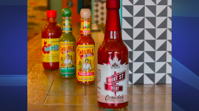 Front Street Heat is sold across Canada, and anywhere in the country where a bottle is sold, "... that dollar is going to the locality that it's sold in, and the United Way is helping me track that and distribute the funds," said Lines.