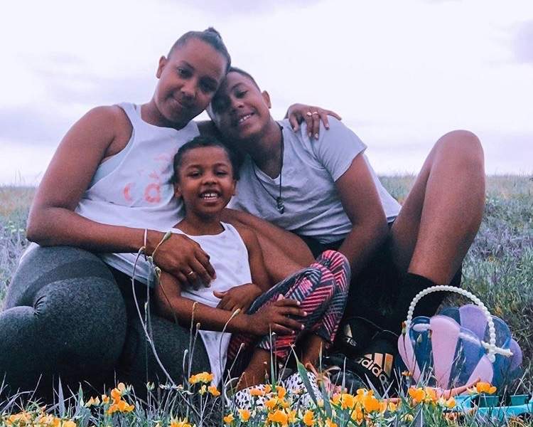 Mississauga mother Rachel Nancy and her 13-year-old son Khalil and 5-year-old Nia.