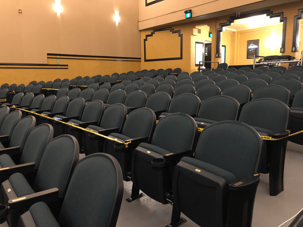 The Westdale’s capacity is normally 345, but provincial rules will limit theatre capacity at 50 people.