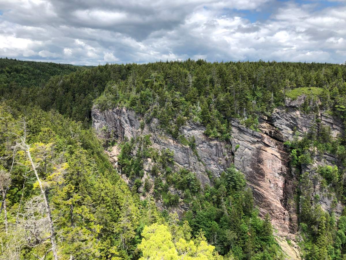 Walton Glen Gorge in Salmon River, NB.