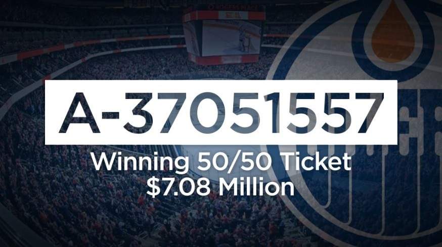 Edmonton Oilers finally draw 50/50 winner Friday after 3-week delay - image