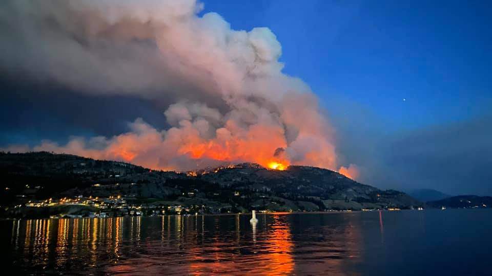 The Christie Mountain wildfire. Courtesy: Chacity Wagner