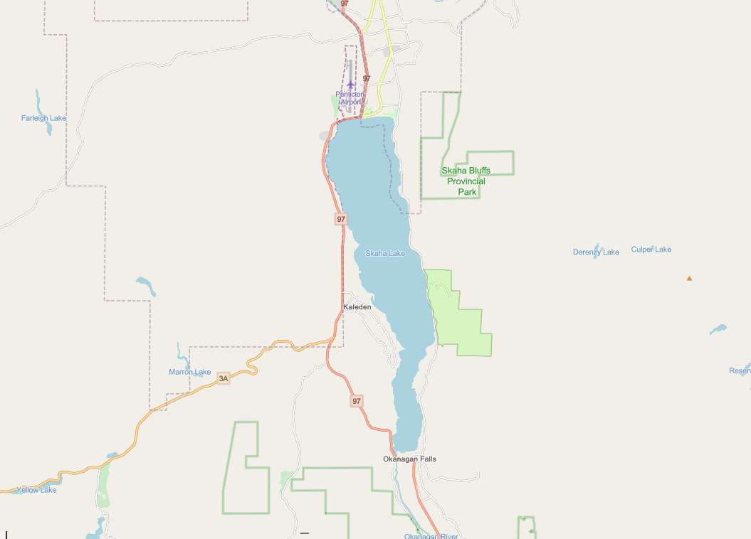 The shaded green area represents the Heritage Hills subdivision under an evacuation alert as of Tuesday, Aug. 25, 2020.