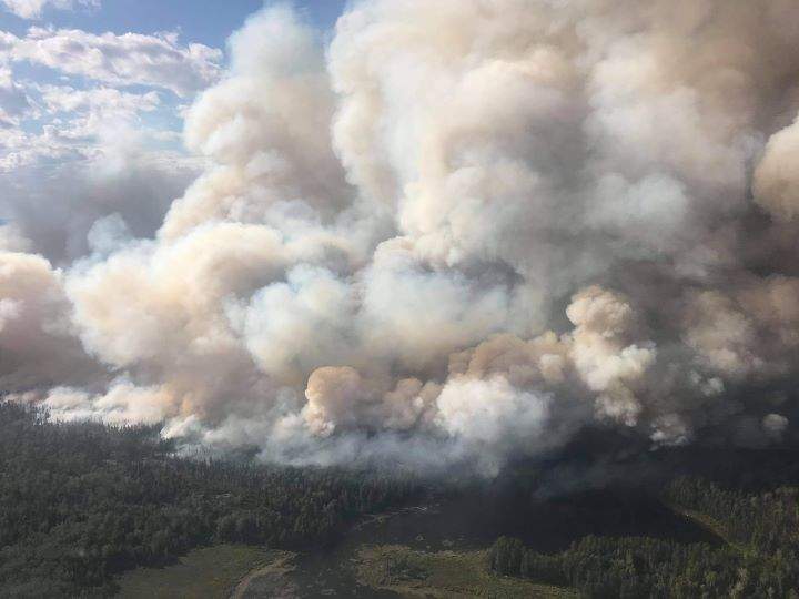 Evacuations are underway as forest fires burn near Eabametoong First Nation and Red Lake in northern Ontario.