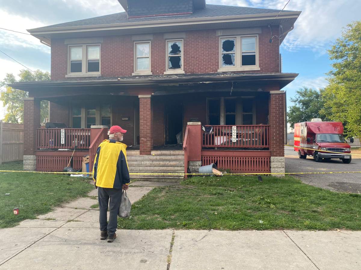 At around 3:40 a.m., emergency crews responded to a fire at 629 King Street, located just east of Adelaide Street North. .