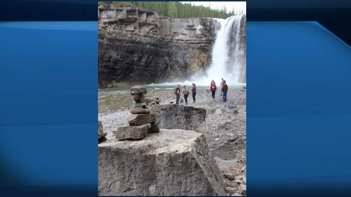 A file photo of Crescent Falls, a provincial recreation area west of Nordegg in the Alberta foothills.