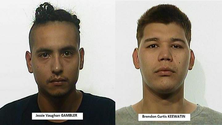 Jessie Vaughan Gambler has been charged with attempted murder. Police continue to search for Brendon Curtis Keewatin. 