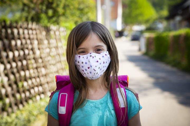 As schools reopen, some students will be required to wear face masks indoors or when social distancing is not possible.