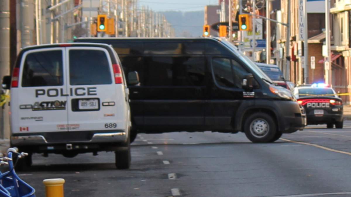 Hamilton police are looking for three men believed to have fired a gun at a short-term rental property in Hamilton on Sunday August 9, 2020.