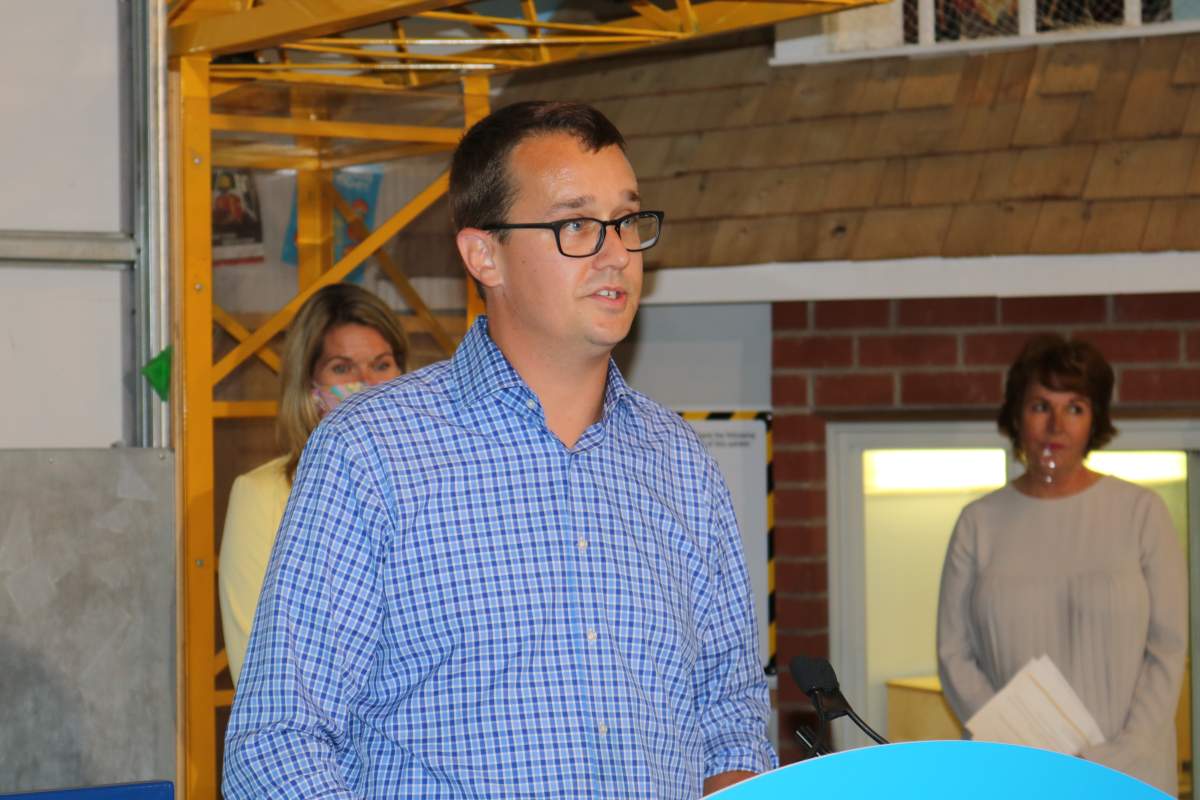 Minister of Labour, Training and Skills Development Monte McNaughton says a new program will provide 250 participants with free training and work placements in Ontario's horse racing industry.