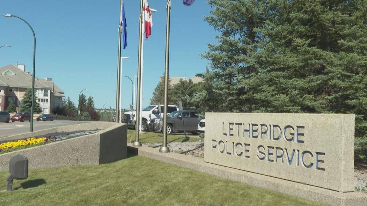 The Lethbridge Police Service station.