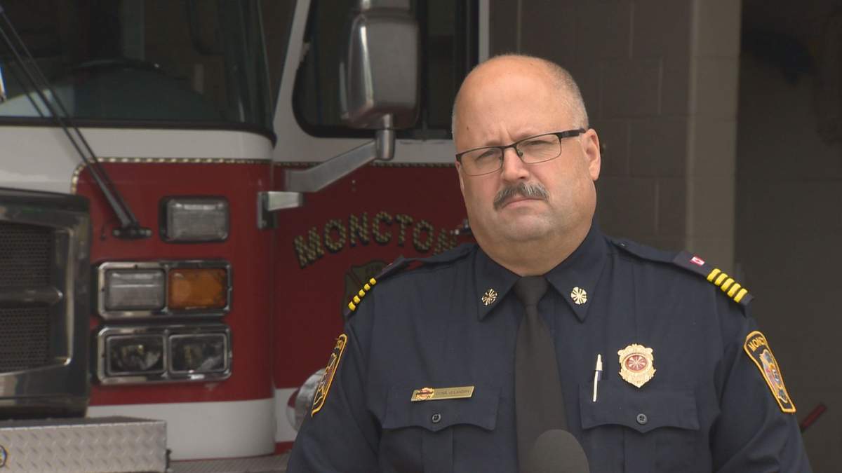 Moncton Fire Chief Conrad Landry said they’ve suspended all training that involves water, and are only washing trucks when they’re heavily exposed to smoke.