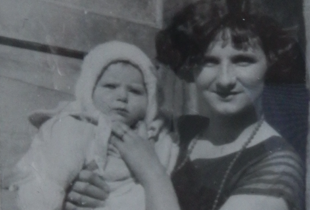 The real Gordon Lonsdale with his mother Olga. Following Lonsdale’s death, the KGB stole his identity.
