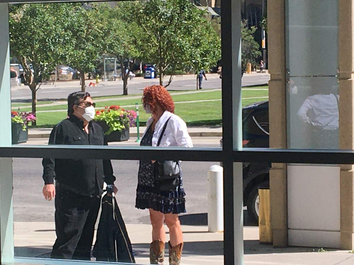 Bomford outside court on Tuesday.