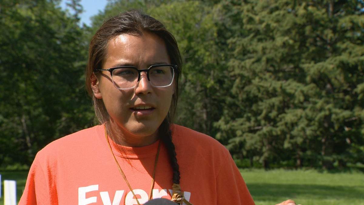 Tristen Durocher, who organized the camp, walked from La Ronge to Regina to raise awareness around Saskatchewan’s suicide rates. 
