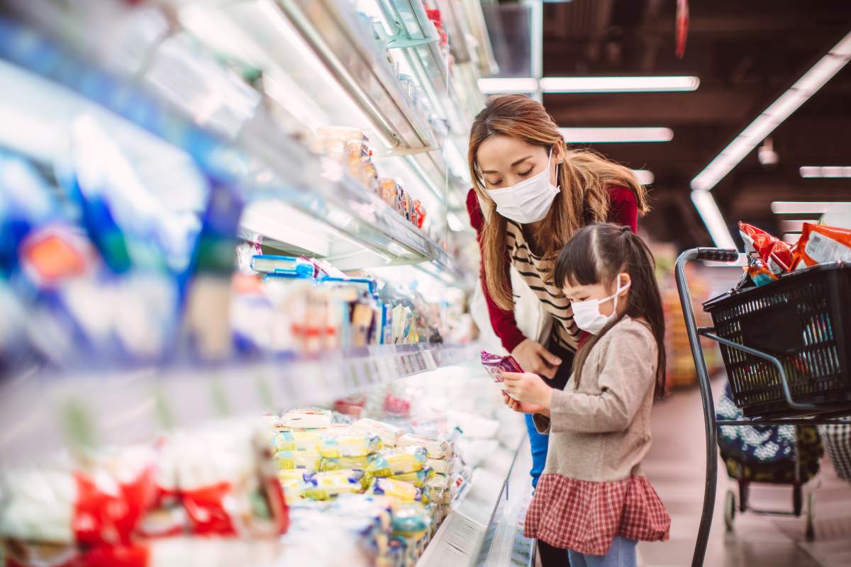 generic covid shopping food mask