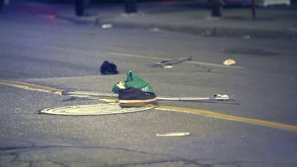 Montreal police have arrested a 20-year-old man following a hit-and-run on Sherbrooke Street West downtown on August 19, 2020.