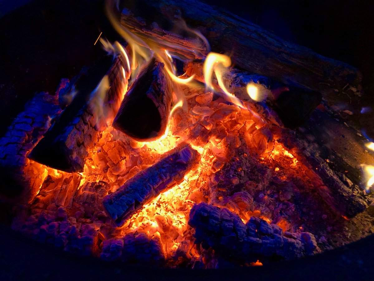 Campfires are allowed again. 