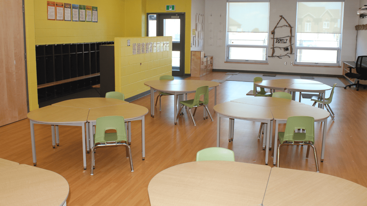 A kindergarten classroom.